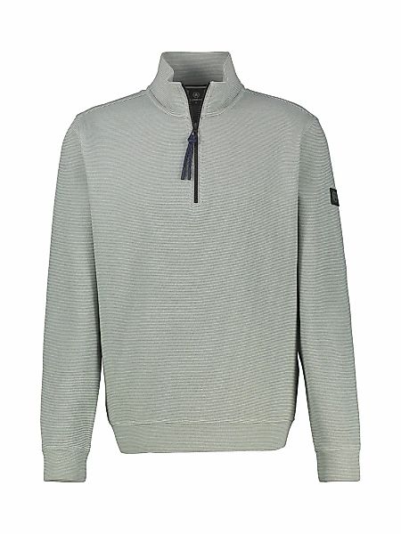 LERROS Sweatshirt "Troyer in Sweatqualität aus Strickmaterial" günstig online kaufen