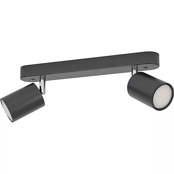 Eglo LED-Spot 2er Adfira-Z Schwarz Tunable White und RGB günstig online kaufen