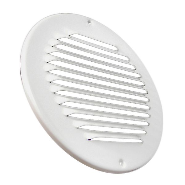 Häusler Lüftungsgitter LG R 175 W Rund Alu Weiß PVD Ø 175  Abluftgitter günstig online kaufen