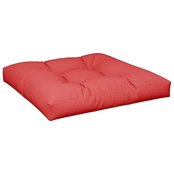 vidaXL Sitzauflage Palettenkissen Rot 70x70x12 cm günstig online kaufen