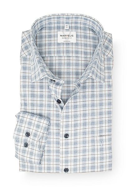 MARVELIS Businesshemd Modern Fit normale, leicht taillierte Schnittführung günstig online kaufen
