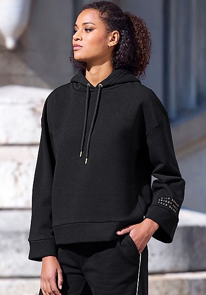 Buffalo Hoodie, mit weiten Ärmel und überschnittenen Schultern günstig online kaufen