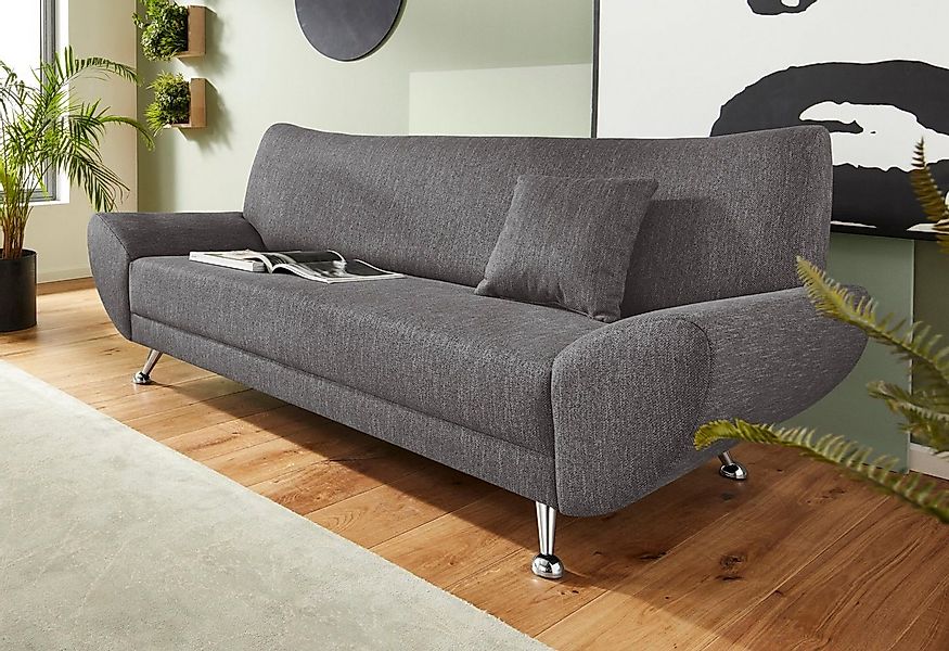 Home affaire 3-Sitzer "Saltare elegant und komfortabel, toller Designfuß" günstig online kaufen