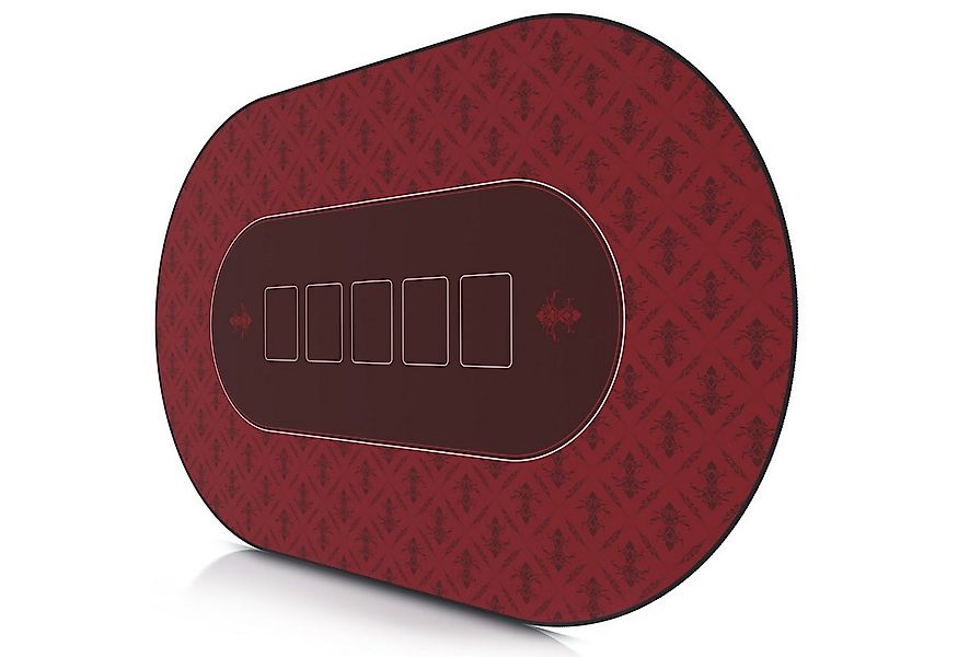 CSL Spieltisch, XXL Pokermatte 100x60cm, ovale Poker Tischauflage, Pokertis günstig online kaufen