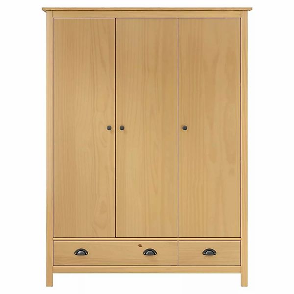Kleiderschrank Mit 3 Türen Hill Range 127x50x170cm Kiefer günstig online kaufen