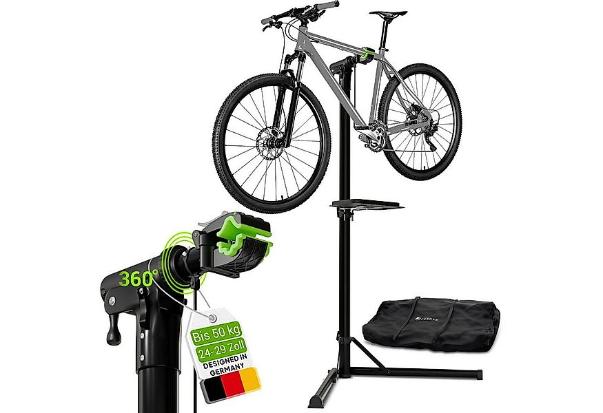 Juskys Fahrrad-Montageständer, bis 50 kg, E-Bike geeignet, klappbar, höhenv günstig online kaufen