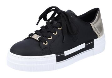 Rieker Plateausneaker mit Metallic-Fersenkappe, Freizeitschuh, Halbschuh, günstig online kaufen