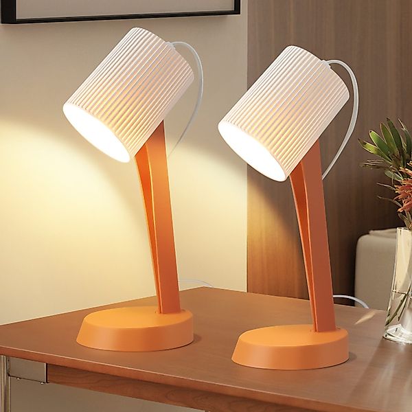 ZMH Tischleuchte Modern Landhausstil Tischlampe mit günstig online kaufen