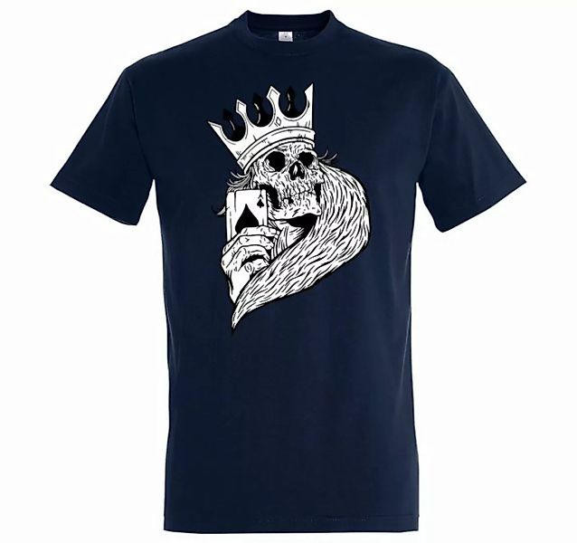 Youth Designz T-Shirt Skelett Ass Poker Herren Shirt mit trendigem Frontpri günstig online kaufen