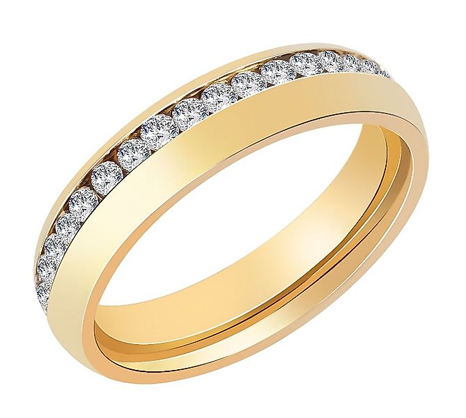 AKZENT Partnerring One Desire One Desire, goldfarbig, langlebig, Damen Ring günstig online kaufen