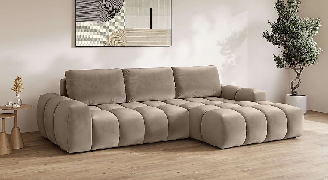 INOSIGN Ecksofa "AZITA klein optionale Schlafsofa mit Bettkasten, B/T/H: 27 günstig online kaufen