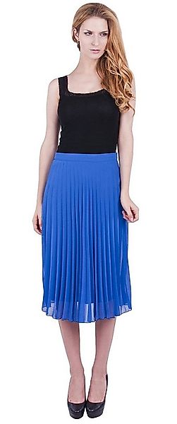 Sarcia.eu Midirock Kobaltblauer, plissierter Midirock John Zack M günstig online kaufen