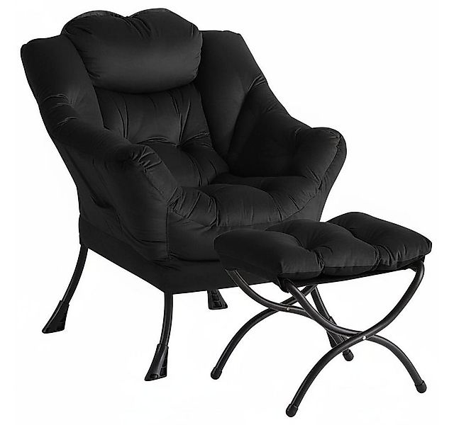 GarveeMore Ohrensessel Relaxsessel mit Hocker Ohrensessel Polstersessel Fau günstig online kaufen