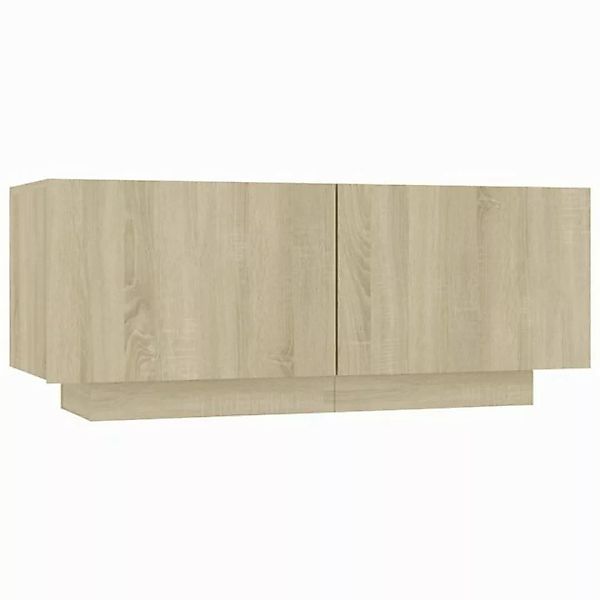 vidaXL TV-Schrank TV-Schrank Sonoma Eiche 100x35x40 cm Spanplatte Lowboard günstig online kaufen