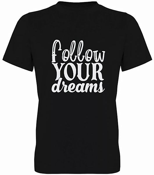 G-graphics T-Shirt Follow your dreams Herren T-Shirt, mit Frontprint, mit S günstig online kaufen