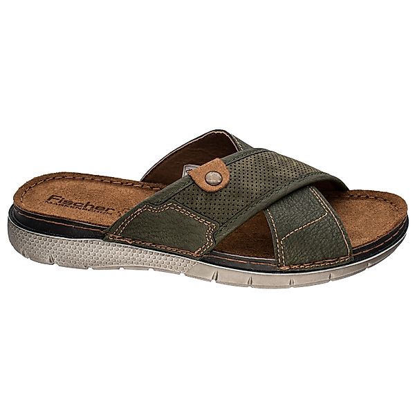 Fischer-Markenschuh Sepp Pantolette aus Nappalino (Lederimitat), günstig online kaufen