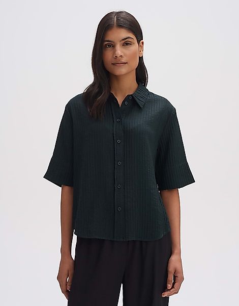 OPUS Kurzarmbluse Hemdbluse FALYA Boxy Fit günstig online kaufen