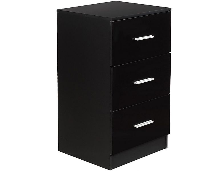COSTWAY Nachttisch (1-St), mit 3 Schubladen, Büroschrank Beistelltisch 37x3 günstig online kaufen