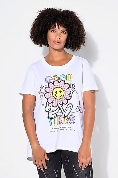 Angel of Style T-Shirt T-Shirt A-Linie Blumen-Motiv günstig online kaufen