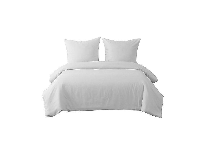 OKWISH Bettwäsche Bettwäsche-Set Bettbezug mit Kissenbezug Einfarbig Weich günstig online kaufen