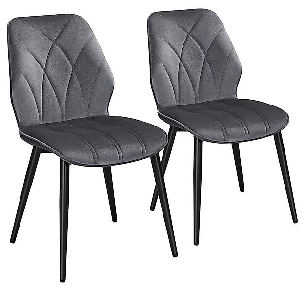 Yaheetech Küchenstuhl (2 St), Esszimmerstühle 2er Set Polsterstuhl für Küch günstig online kaufen