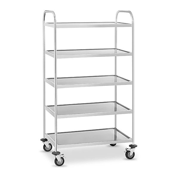 Royal Catering Servierwagen 5 Borde Edelstahl günstig online kaufen
