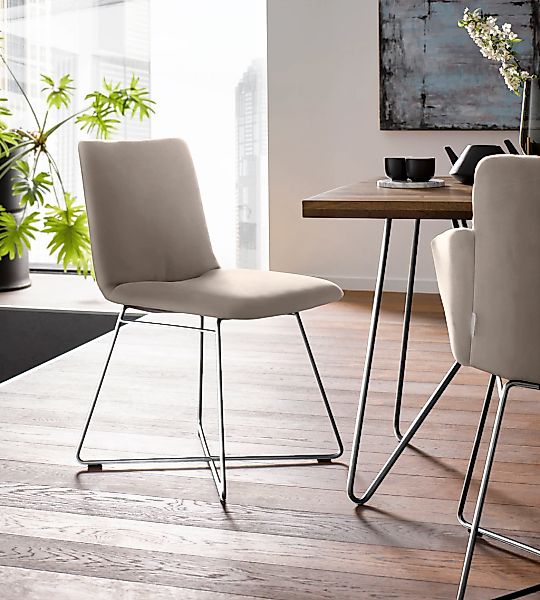 W.SCHILLIG Polsterstuhl "jakob" () mit Drahtrohrgestell in Chrom glänzend günstig online kaufen