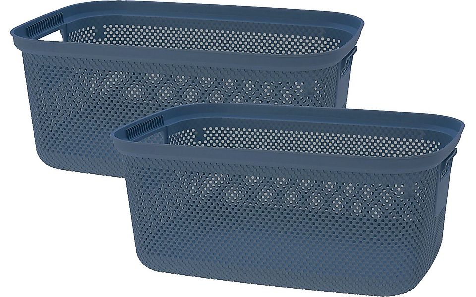 Koopman Wäschekorb Wäschewanne Kunststoff 30 L 4 Farben 2 er SET (2 St), 2e günstig online kaufen