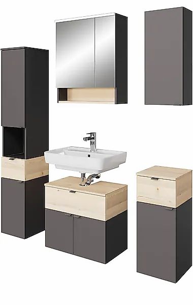 Saphir Badmöbel-Set »Quickset 394«, (Komplett-Set, 5 St.) günstig online kaufen
