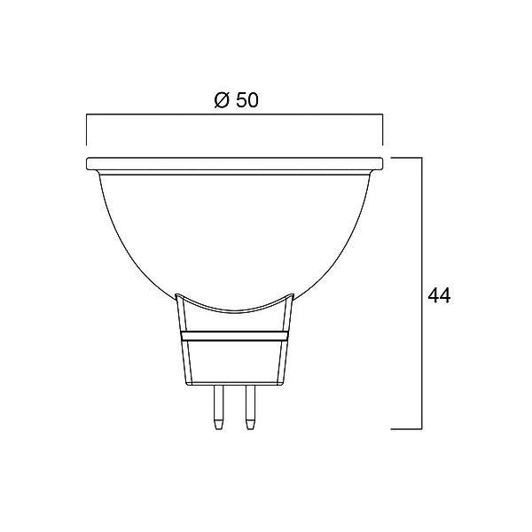 LED-Leuchtmittel SUPERIA RETRO GU5.3 MR16 4,3W 840 380lm dim günstig online kaufen
