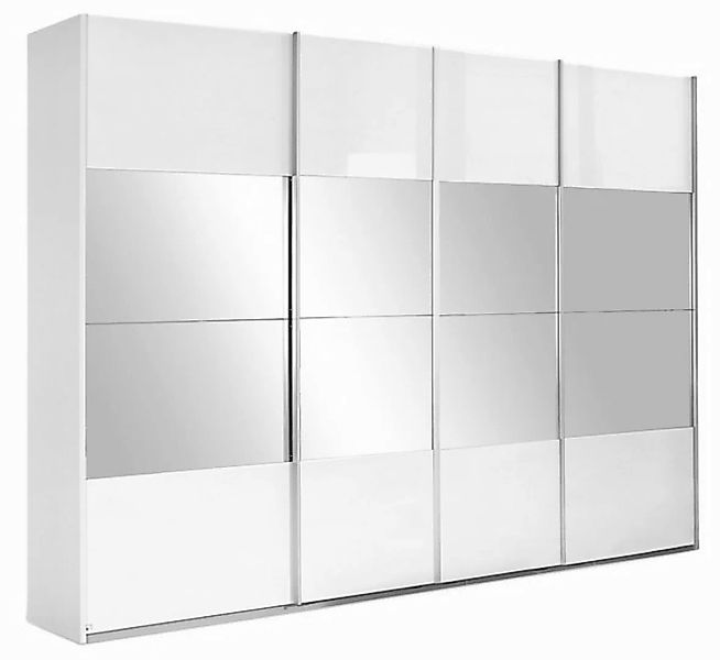 LIV'IN Schwebetürenschrank LAGOS, B 316 cm x H 230 cm, Weiß Hochglanz, 4 Tü günstig online kaufen