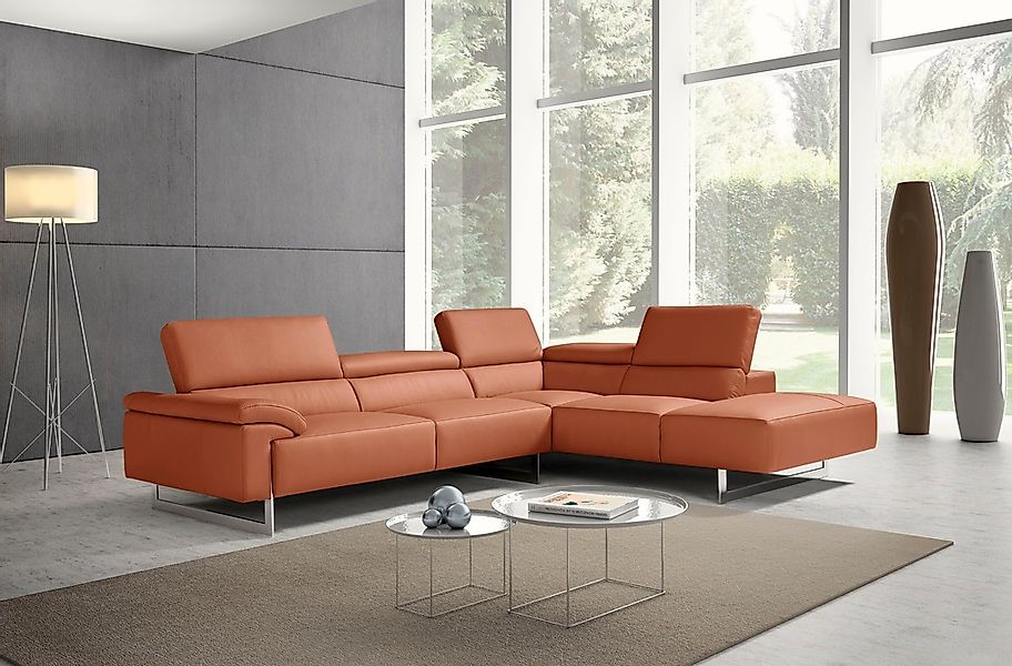 Egoitaliano Ecksofa "Malika, elegant und bequem, Designsofa, L-Form" mit Ot günstig online kaufen
