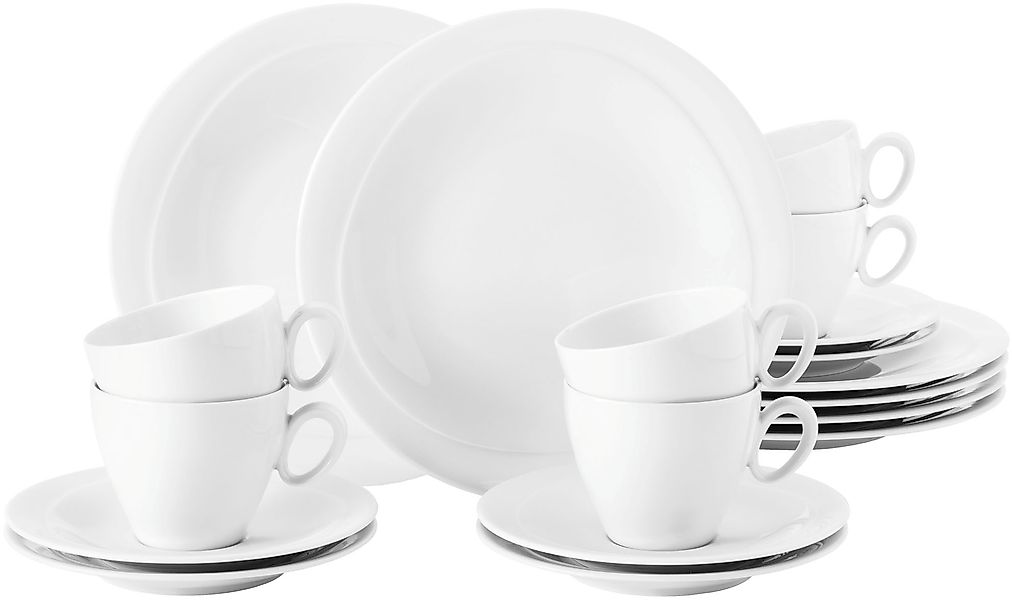 Seltmann Weiden Kaffeeservice »Geschirr-Set, Service Trio«, (Set, 18 tlg.), günstig online kaufen