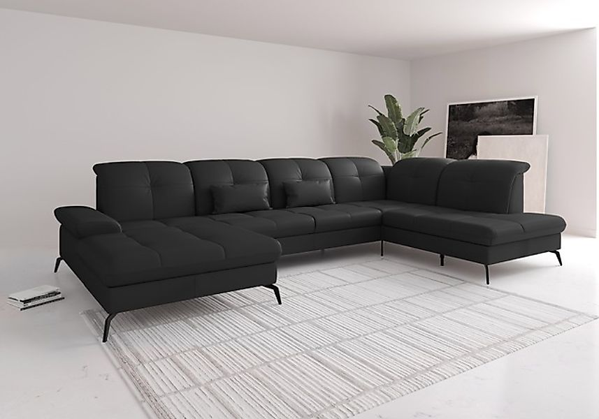 sit&more Wohnlandschaft »Amica, U-Form, inkl. Sitztiefenverstellung und Arm günstig online kaufen