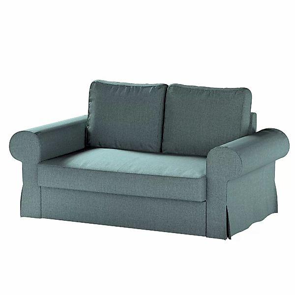 Bezug für Backabro 2-Sitzer Sofa ausklappbar, grau- blau, Bezug für Backabr günstig online kaufen