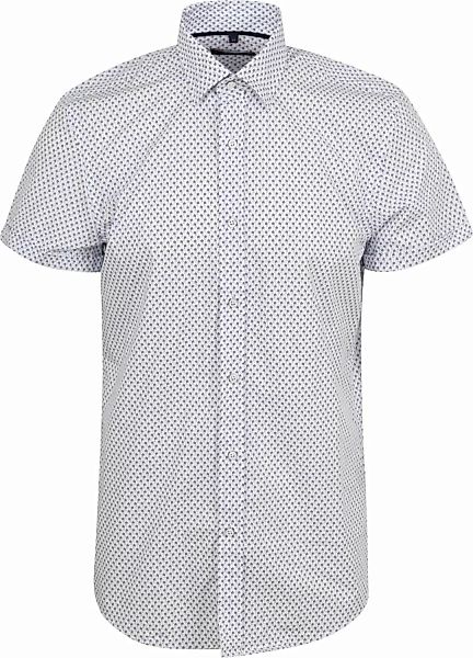 Suitable Short Sleeve Hemd Druck Blau - Größe S günstig online kaufen