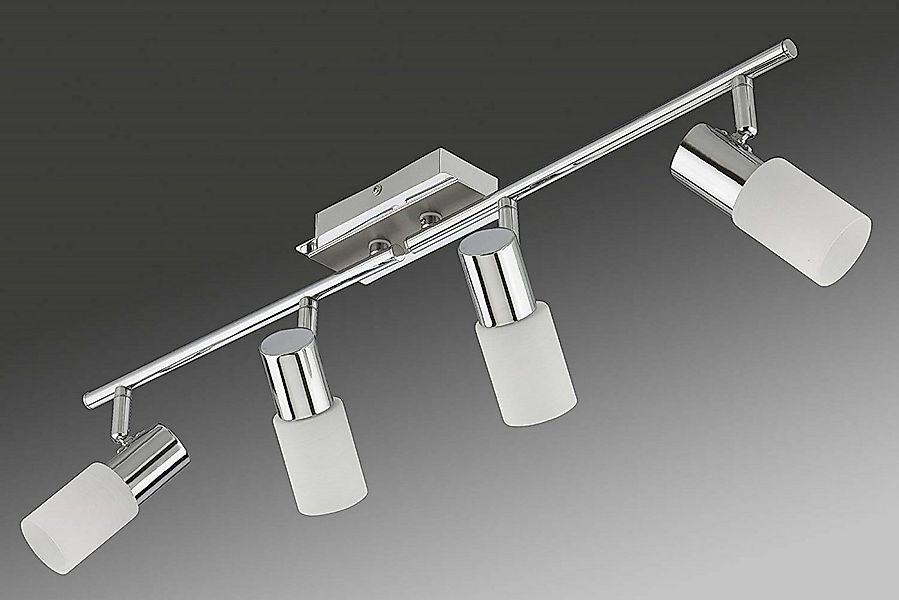 TRANGO LED Deckenstrahler, 4-flammig 2007-48 LED Deckenleuchte Chrom-Optik günstig online kaufen