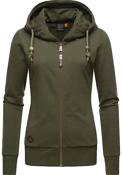 Ragwear Kapuzensweatjacke "Paya Intl." sportlicher Damen Kapuzensweater mit günstig online kaufen
