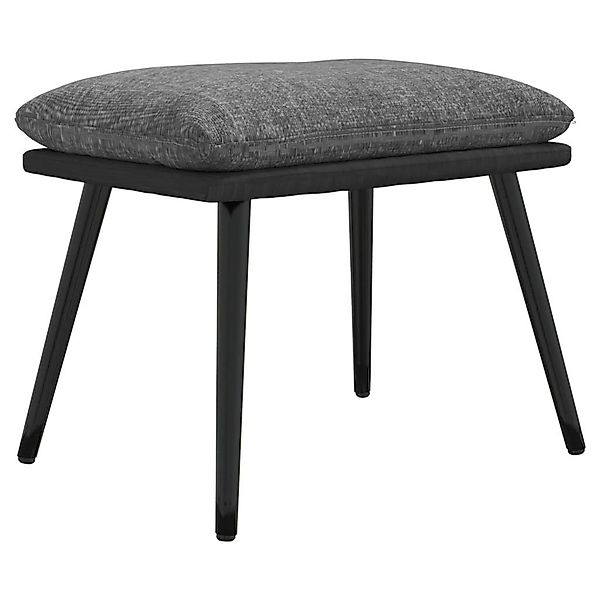 vidaXL Polsterhocker Fußhocker Hellgrau 45x29,5x35 cm günstig online kaufen