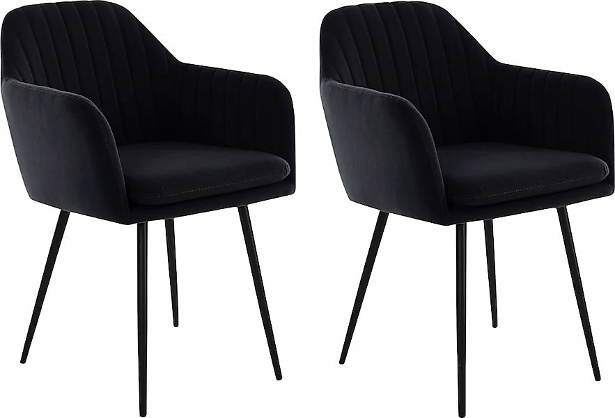 HELA Armlehnstuhl "CARLA" (Set) 2 Stk.bequemer Armlehnstuhl, Schalenstuhl günstig online kaufen