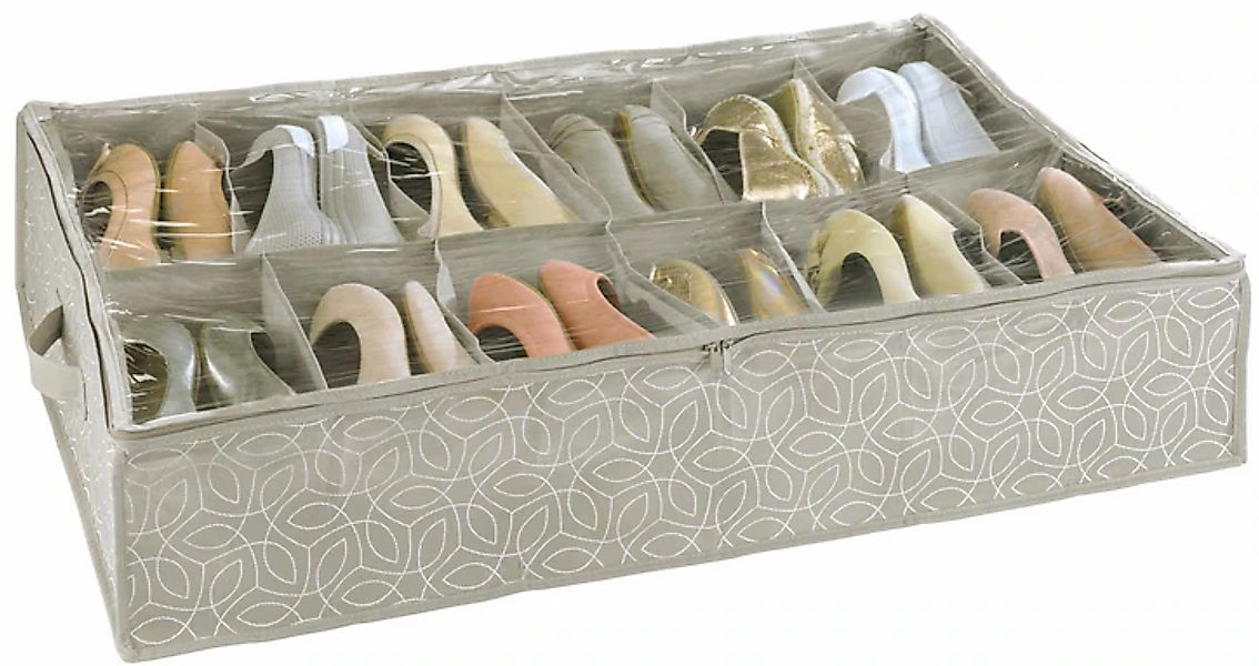 WENKO Unterbettkommode "Modell Balance", Aufbewahrungsbox für 12 Paar Schuh günstig online kaufen