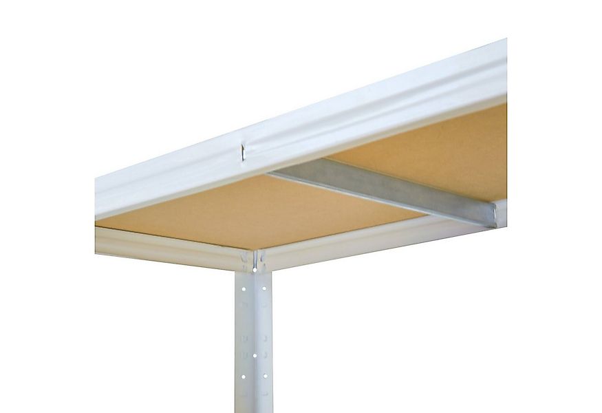 shelfplaza Schwerlastregal HOME, 90x70x40cm weiß, 3 Böden, Kellerregal, Gar günstig online kaufen