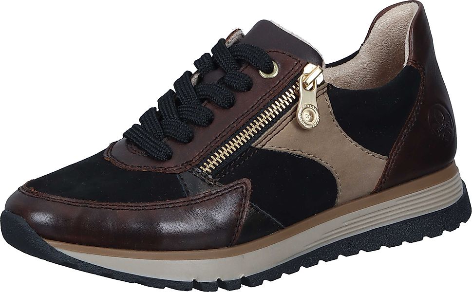 Rieker Sneaker Sneaker aus Leder/Veloursleder günstig online kaufen