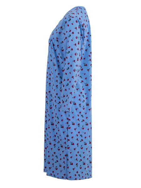 zeitlos Nachthemd Nachthemd Langarm - Blumendruck günstig online kaufen