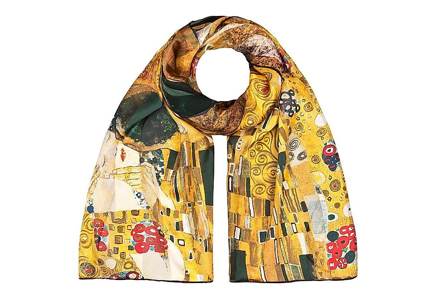 von Lilienfeld Seidenschal Schal 100% Seide Gustav Klimt Der Kuss Kunst 172 günstig online kaufen