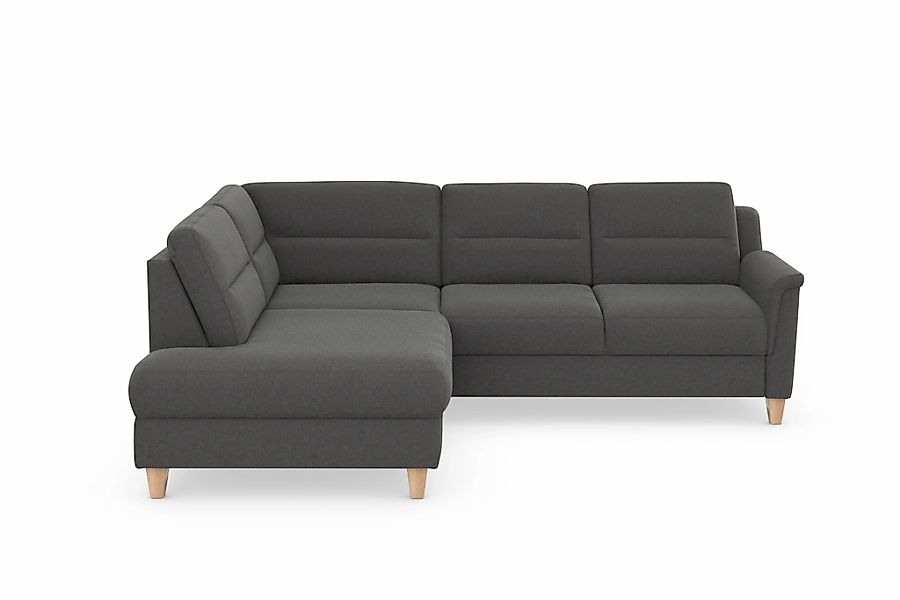 sit&more Ecksofa "Farö L-Form" inklusive Federkern, wahlweise mit Bettfunkt günstig online kaufen