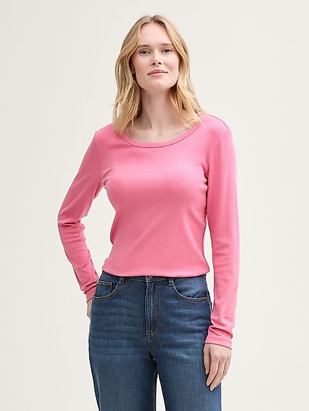 TOM TAILOR Langarmshirt Basic Langarmshirt mit günstig online kaufen