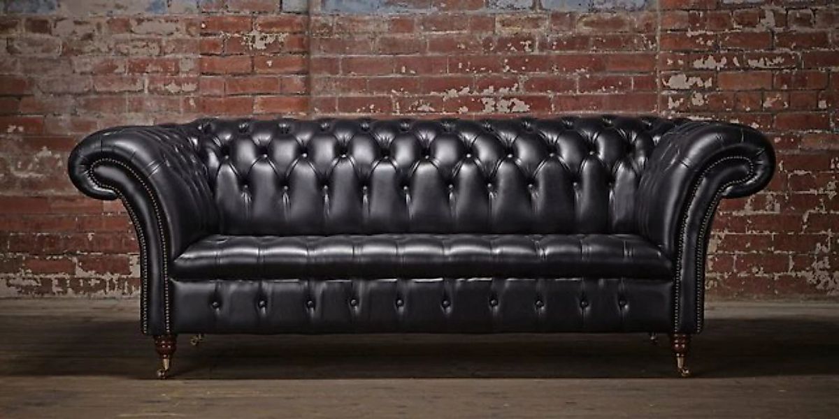 JVmoebel 3-Sitzer Chesterfield Polster Sofa Couch Designer Garnitur Klassis günstig online kaufen