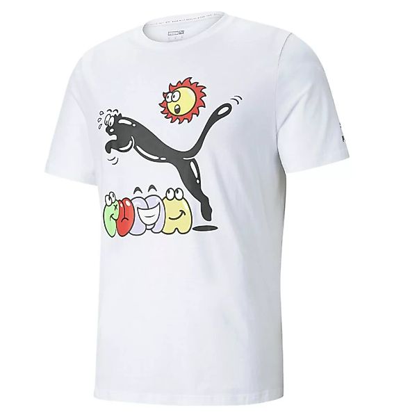 Puma Select Graphic Summer Streetwear Kurzärmeliges T-shirt S Puma White günstig online kaufen