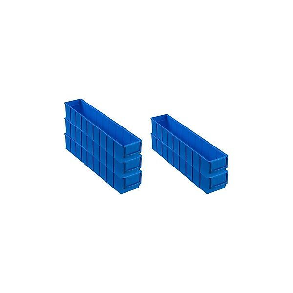 PROREGAL SparSet 5x Blaue Industriebox 500 S HxBxT 8,1 x 9,1 x 50 cm 2,8 Li günstig online kaufen